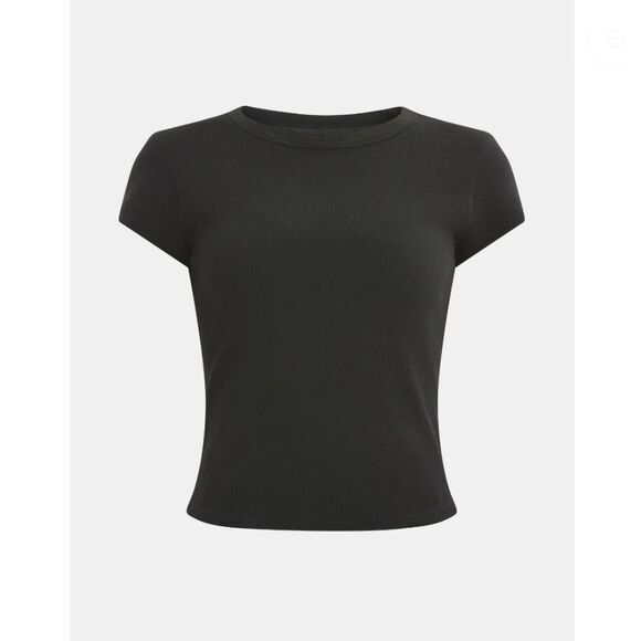 Women’s Waffle Shirt Sleeve Fitted T-Shirts 2-Pack Size L - Picture 7 of 8